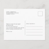 Abschluss 2024, Kap, Script danke You Card Postkarte (Rückseite)