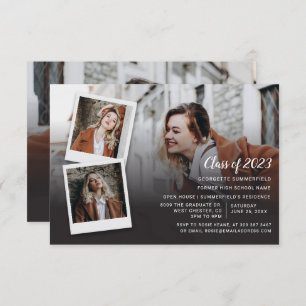 Abschluss 2024 Multi-Foto Script Open House Einladung