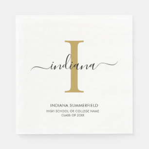 Abschluss 2024 Party Paper für Skriptabschlüsse Serviette