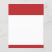 Abschluss 2024 Red White Grad Party Einladung (Rückseite)