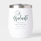 Abschluss 2024 Script Green Personalisiert Grad (Vorderseite)