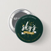 Abschluss 2024 The Sky's Limit Graduate Button (Vorne & Hinten)