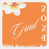 Abschluss 2024 Umschlag Aufkleber und Aufkleber (Vorderseite)