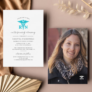 Abschluss 2024 Zeremonie zur Pflege der Krankensch Einladung