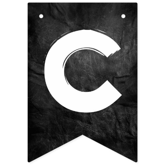 Abschluss 2025 Adler auf Leder Wimpelkette (Zweite Fahne)