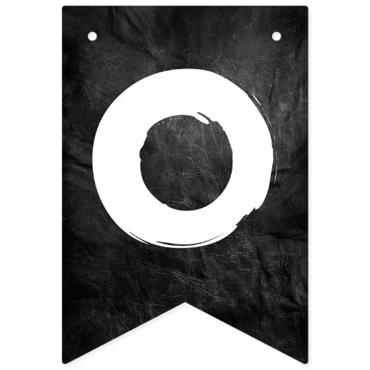 Abschluss 2025 Adler auf Leder Wimpelkette (Dritte Fahne)