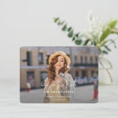 Abschluss 2025 Ankündigung Datum freihalten (Stehend Vorderseite)