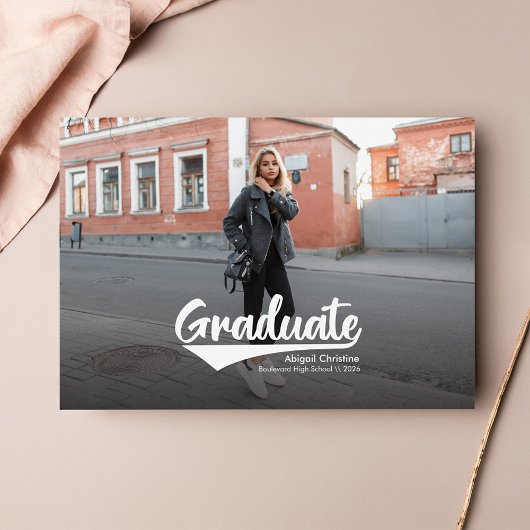 Abschluss 2025 Ankündigung des modernen Fotos