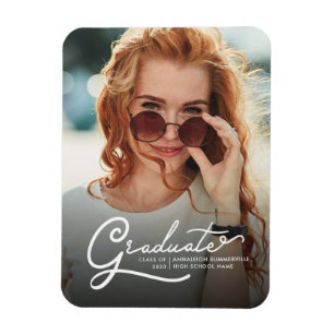 Abschluss 2025 Ankündigung von Foto Magnet