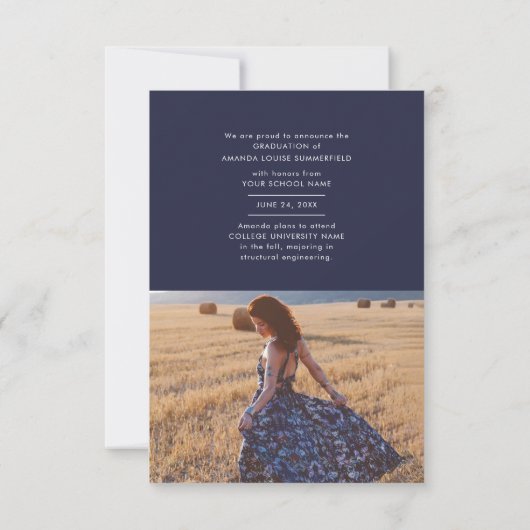 Abschluss 2025 Ankündigung von Fotocollage-Skripte (Rückseite)