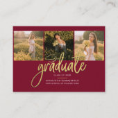 Abschluss 2025 - Ankündigung von Fotosammlungen Begleitkarte (Vorderseite)