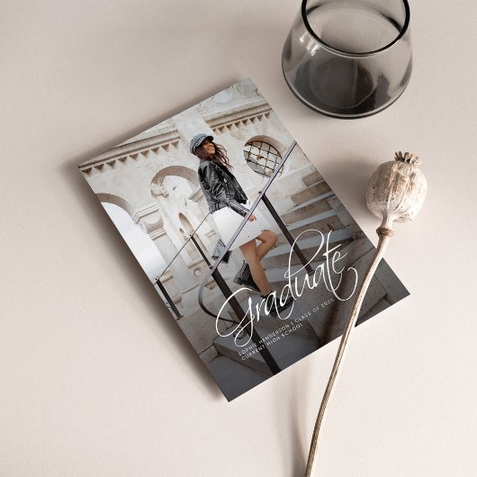 Abschluss 2025 Ankündigung von handgeschriebenem F