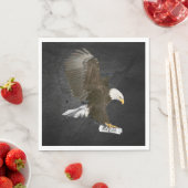 Abschluss 2025 Bald Eagle mit Diplom Serviette (Beispiel)