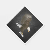 Abschluss 2025 Bald Eagle mit Diplom Serviette (Ecke)