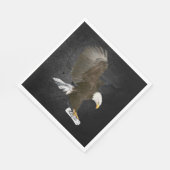 Abschluss 2025 Bald Eagle mit Diplom Serviette (Ecke)