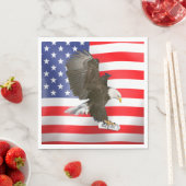 Abschluss 2025 Bald Eagle mit Diplom Serviette (Beispiel)