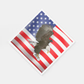Abschluss 2025 Bald Eagle mit Diplom Serviette (Ecke)