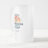 Abschluss 2025 Bester Ingenieur-Graduate nach Maß Mattglas Bierglas (Vorderseite Links)