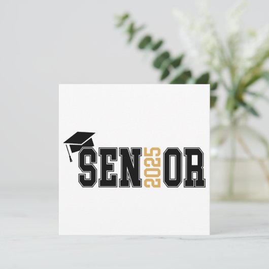 Abschluss 2025 einladung (Stehend Vorderseite)