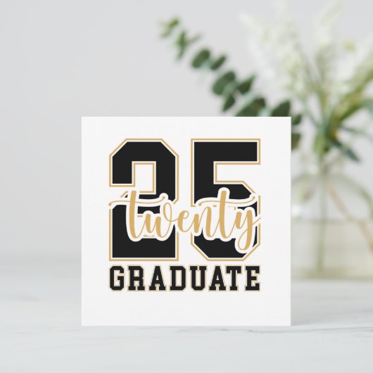 Abschluss 2025 einladung (Stehend Vorderseite)