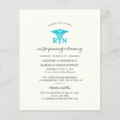 Abschluss 2025 Einladung zur Krankenpflege im Foto (Vorderseite)