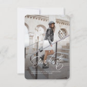 Abschluss 2025 Foto-Bekanntmachung Mitteilungskarte (Vorderseite)