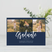 Abschluss 2025 Foto Collage Grad Ankündigung (Stehend Vorderseite)