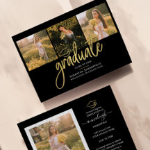 Abschluss 2025 Foto Collage Grad Bekanntgabe