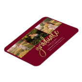 Abschluss 2025 Foto Collage Grad Bekanntgabe Magnet (Linke Seite)