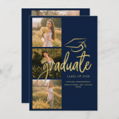 Abschluss 2025 Foto Collage Script Ankündigung (Vorne/Hinten)