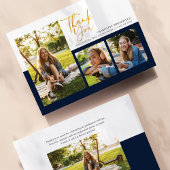 Abschluss 2025 Foto Collage Script Dankeskarte