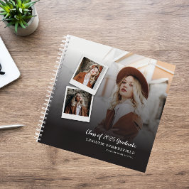 Abschluss 2025 Foto Collage Script Gästebuch Notizblock