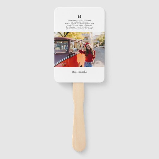 Abschluss 2025 Foto Dankeschön Fächer (Rückseite)