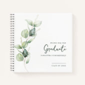 Abschluss 2025 Foto Eucalyptus Guest Notizblock (Vorderseite)