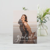 Abschluss 2025 Foto Grad Ankündigung (Stehend Vorderseite)