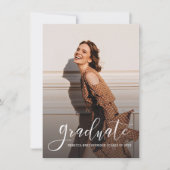 Abschluss 2025 Foto Grad Ankündigung (Vorderseite)