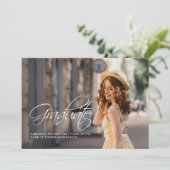 Abschluss 2025 Foto Grad Ankündigung (Stehend Vorderseite)