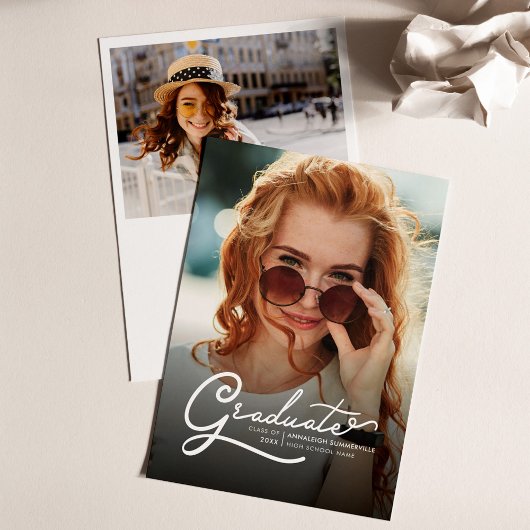 Abschluss 2025 Foto Grad Party Einladung