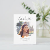 Abschluss 2025 Foto Grad Party Einladung (Stehend Vorderseite)