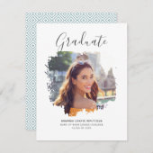 Abschluss 2025 Foto Grad Party Einladung (Vorne/Hinten)
