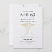 Abschluss 2025 Foto Nursing School Grad Party Einladung (Vorderseite)