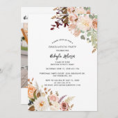 Abschluss 2025 Foto-Party Einladung (Vorne/Hinten)