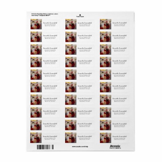 Abschluss 2025 Foto Script-Rücksendeadresse (Vorne)