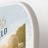 Abschluss 2025 Fotos Moderner Grad Keepake Pickleball Schläger (Linke Seite)