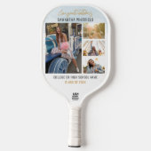 Abschluss 2025 Fotos Moderner Grad Keepake Pickleball Schläger (Rückseite)