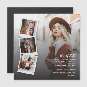 Abschluss 2025 Fotos Open House Party Magneteinladung