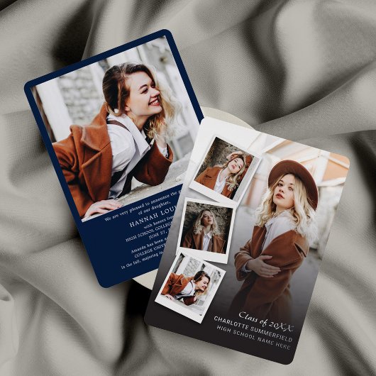 Abschluss 2025 Fotos Silver Foil Ankündigung