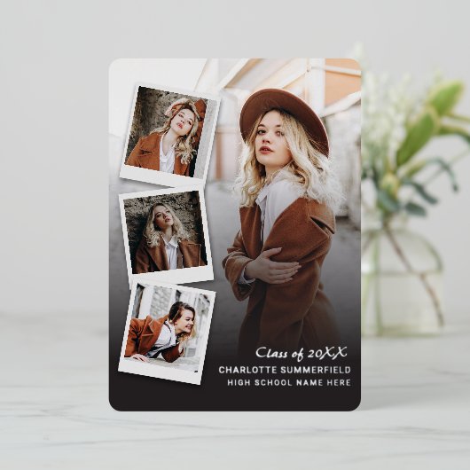 Abschluss 2025 Fotos Silver Foil Ankündigung (Stehend vorne)