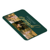 Abschluss 2025 Fotos Skript Grüne Ankündigung Magnet (Rechte Seite)