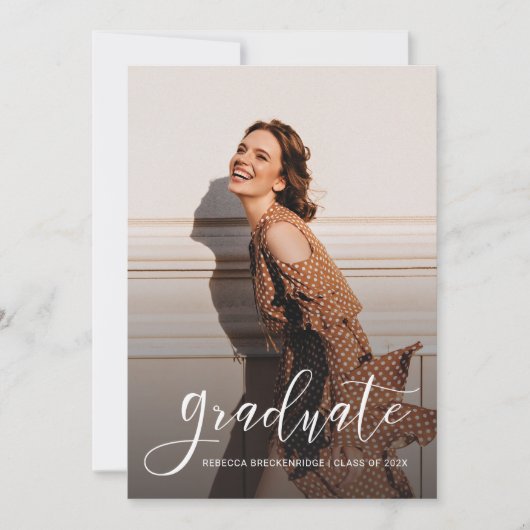 Abschluss 2025 Fotos und Skripte Grad Ankündigung (Vorderseite)